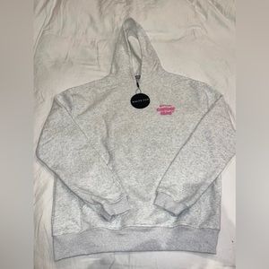 White fox Comfort Club Oversized Hoodie